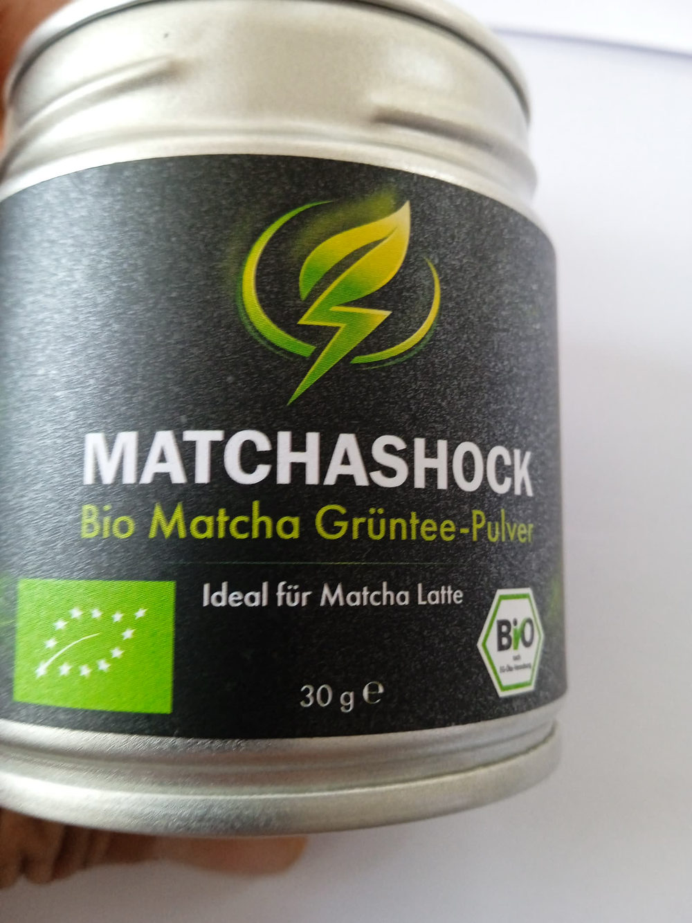 MATCHASHOCK Bio-Matcha in der 30-g-Dose