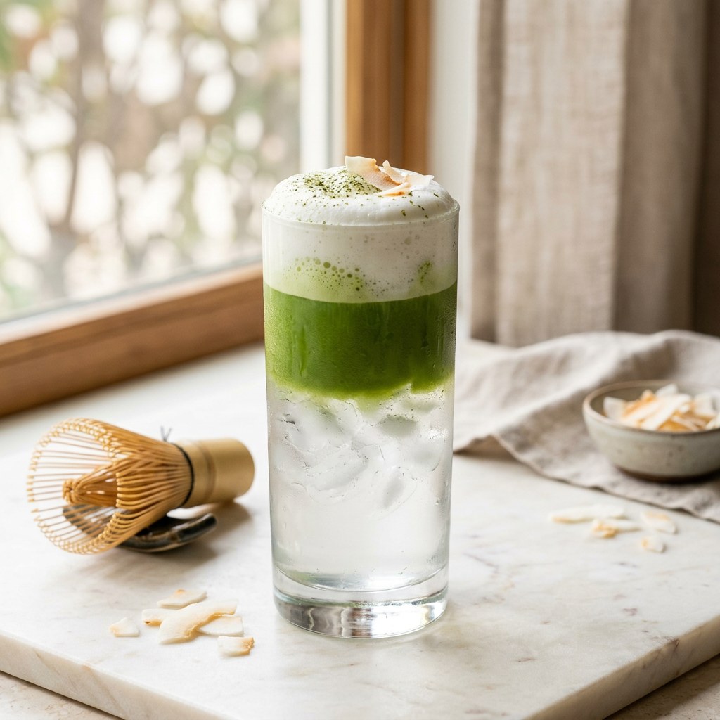 Iced Coconut Matcha