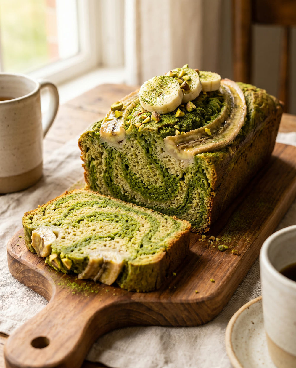 Matcha-Bananenbrot