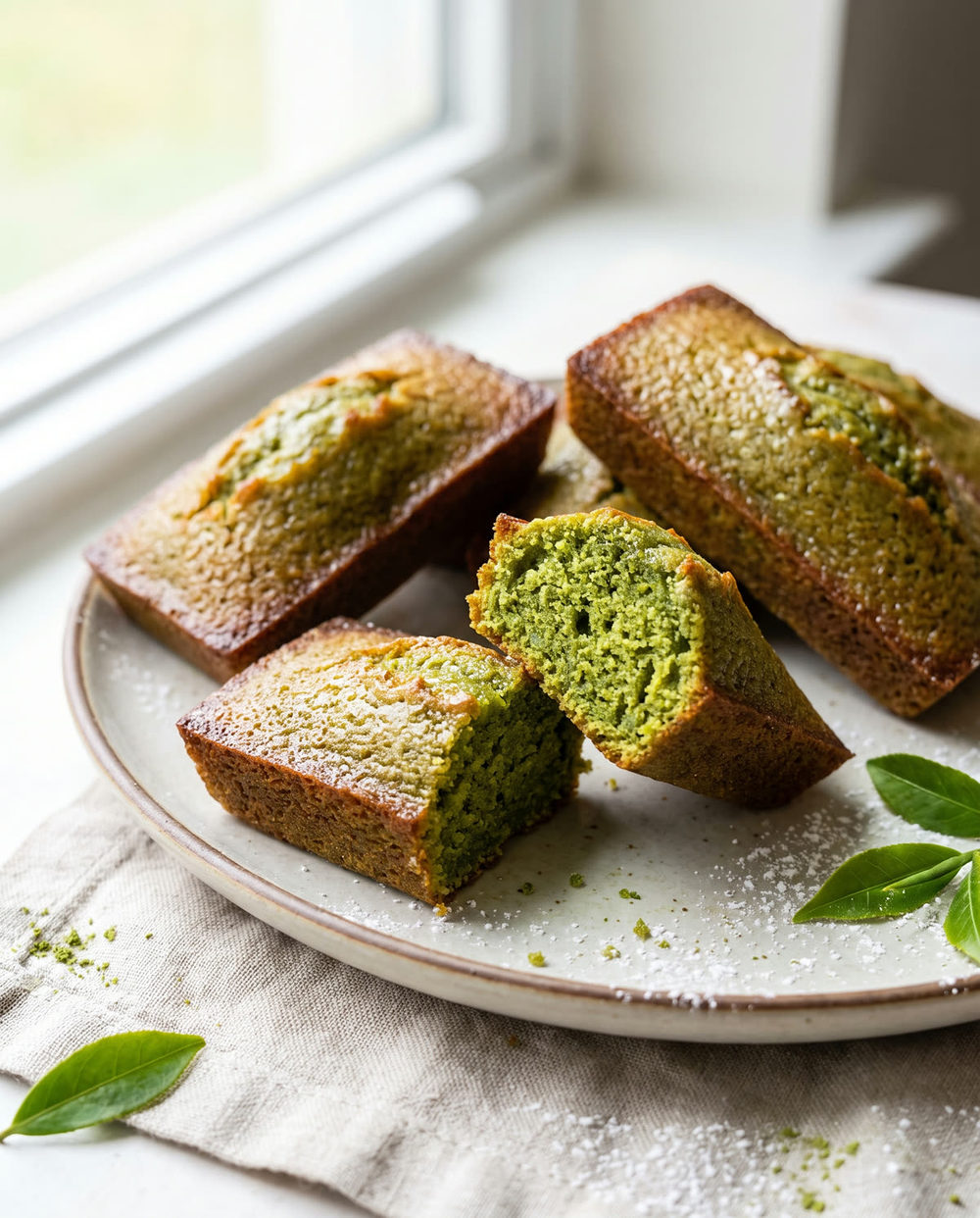 Matcha-Financiers