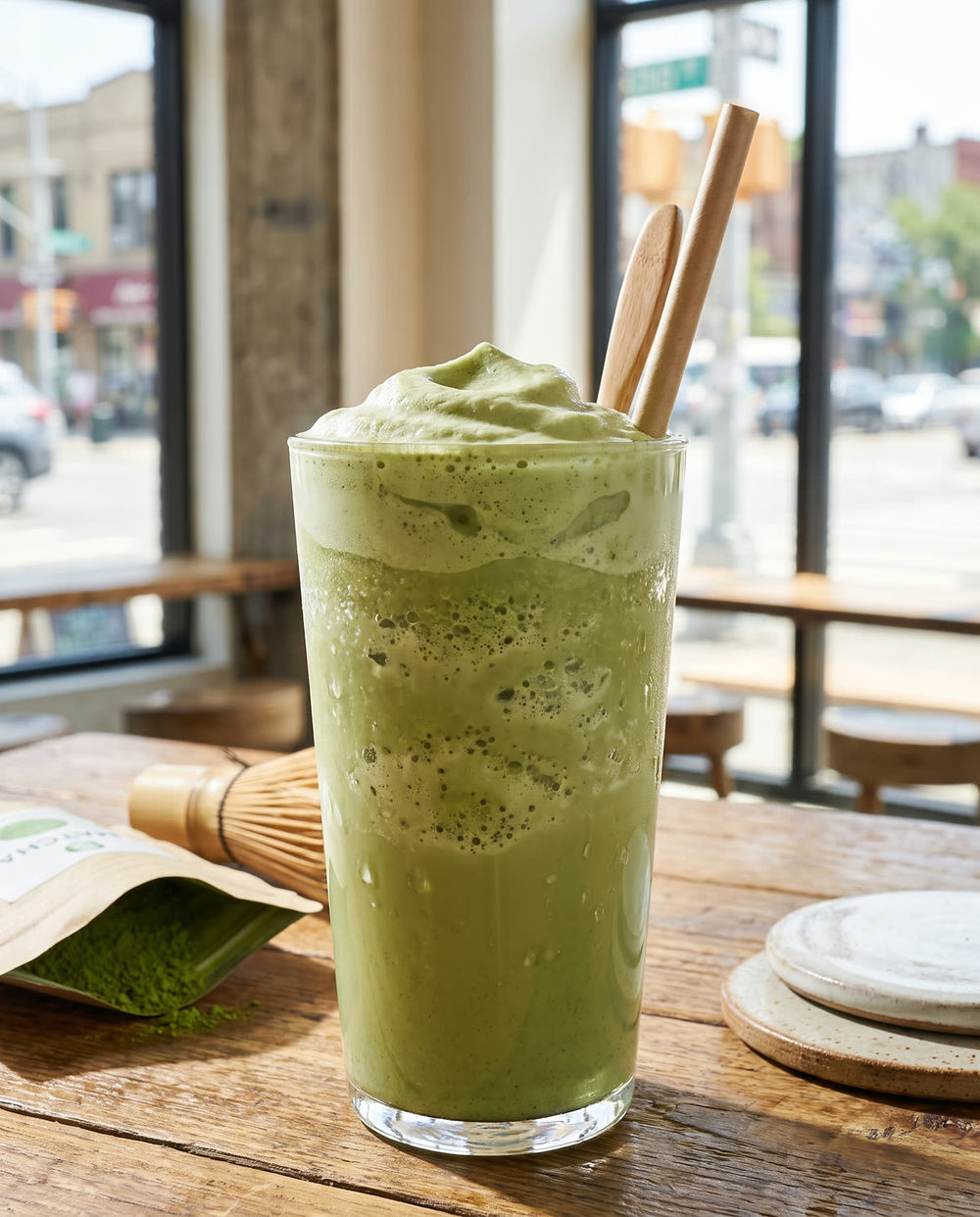 Matcha-Frappé
