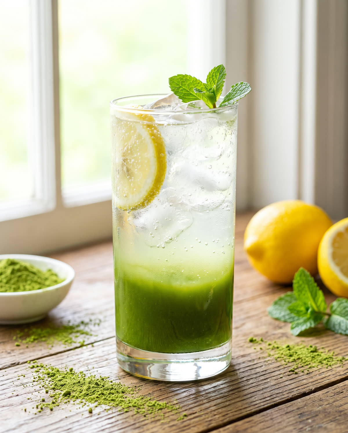 Matcha-Limonade (Sparkling)
