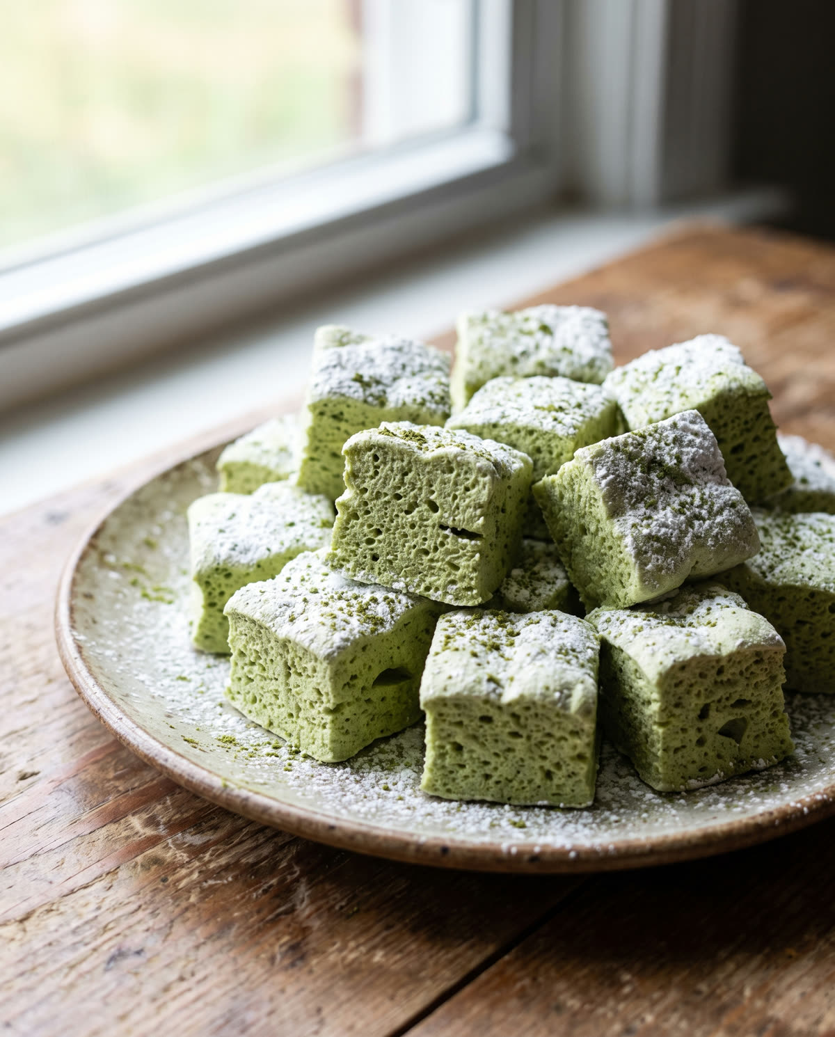 Matcha-Marshmallows