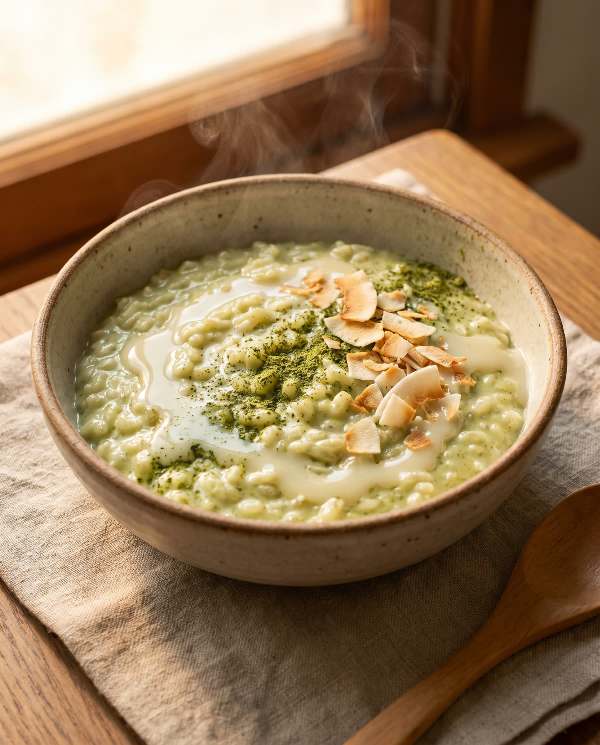 Matcha-Milchreis