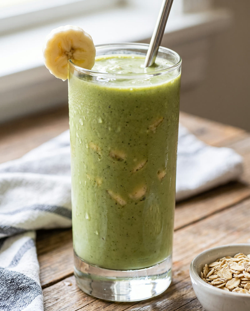 Matcha-Bananen-Protein-Shake