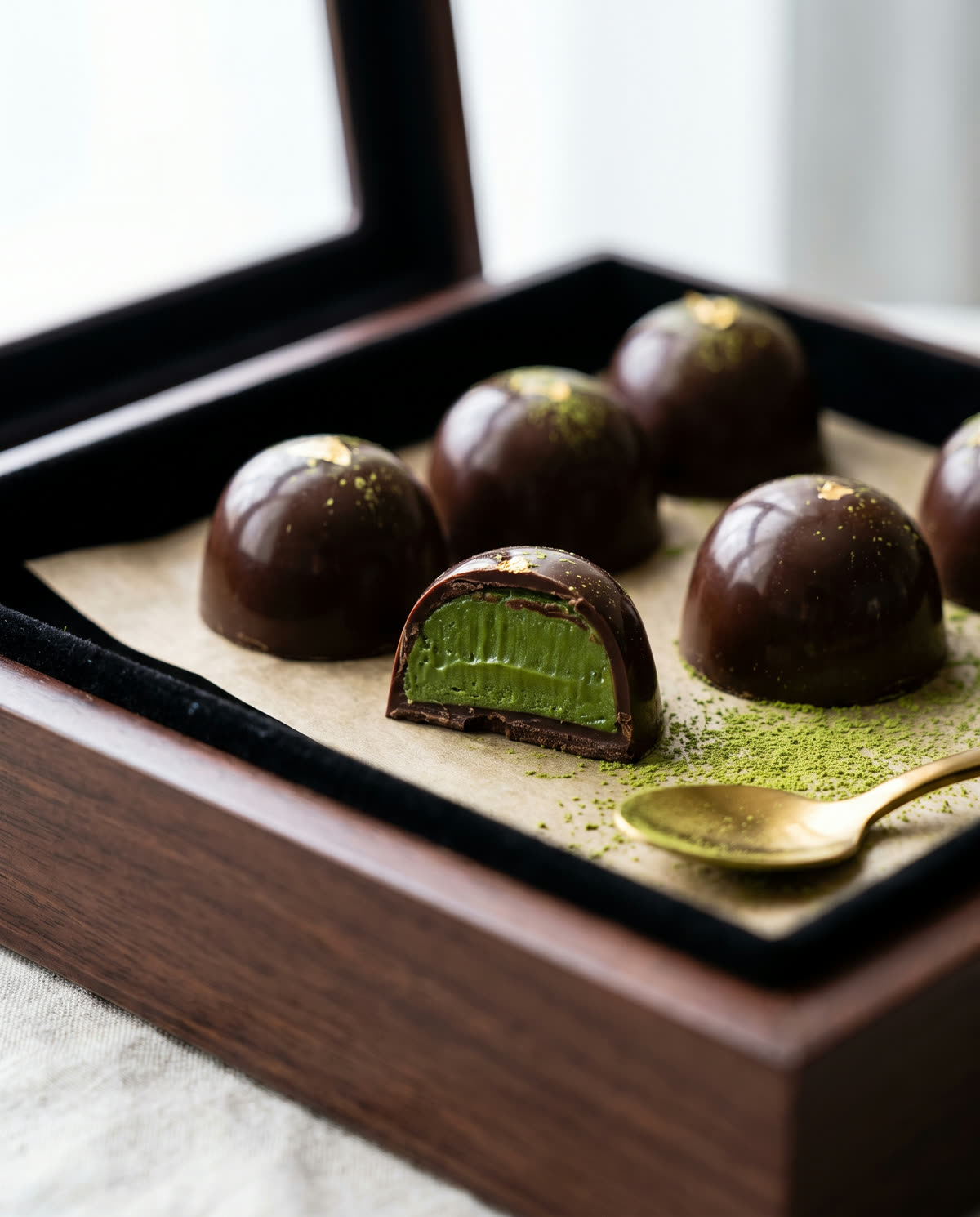 Matcha-Pralinen (Konfekt)