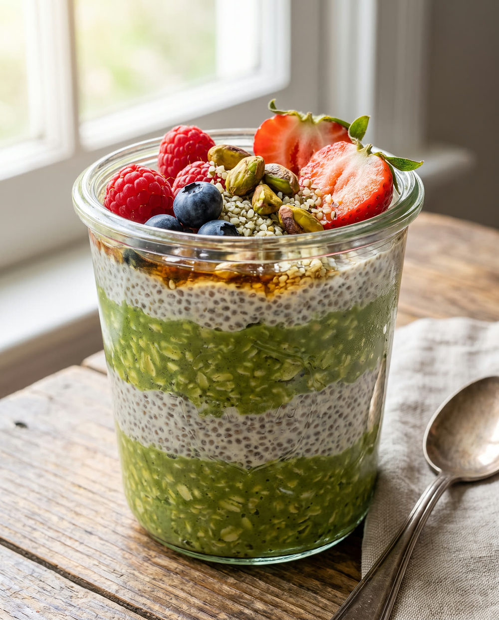 Matcha-Protein-Overnight-Oats