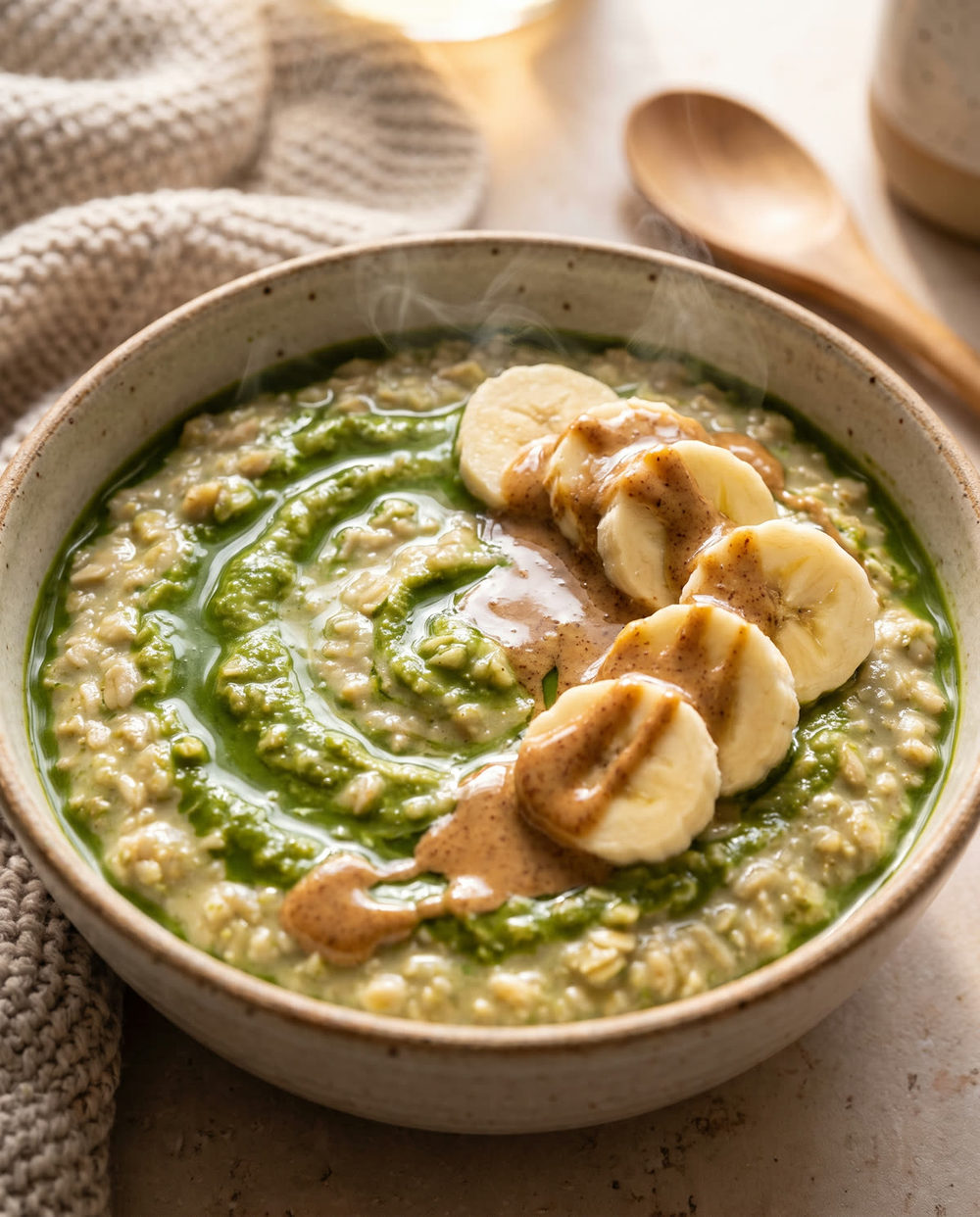 Matcha-Protein-Porridge