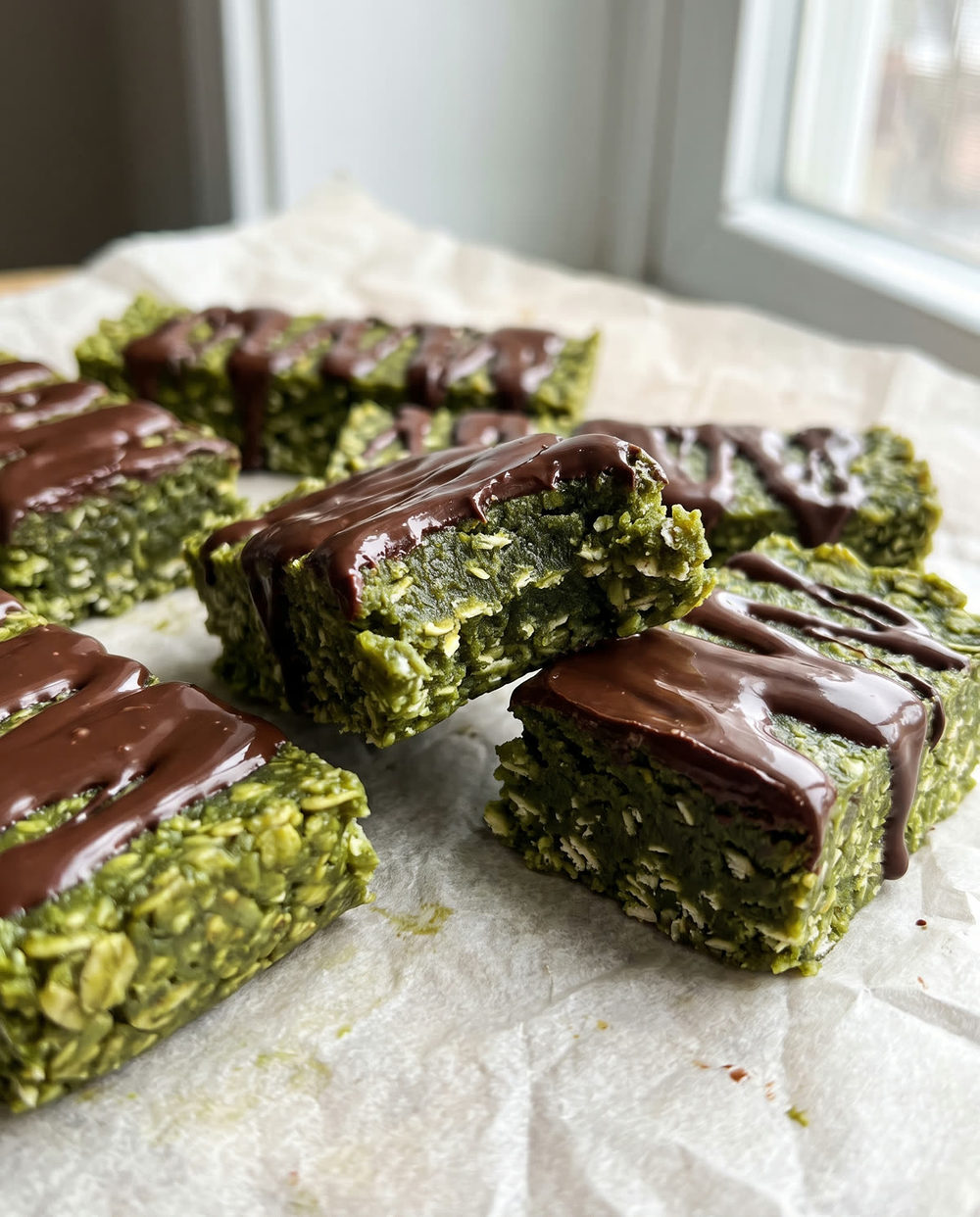 Matcha-Protein-Riegel (No-Bake)