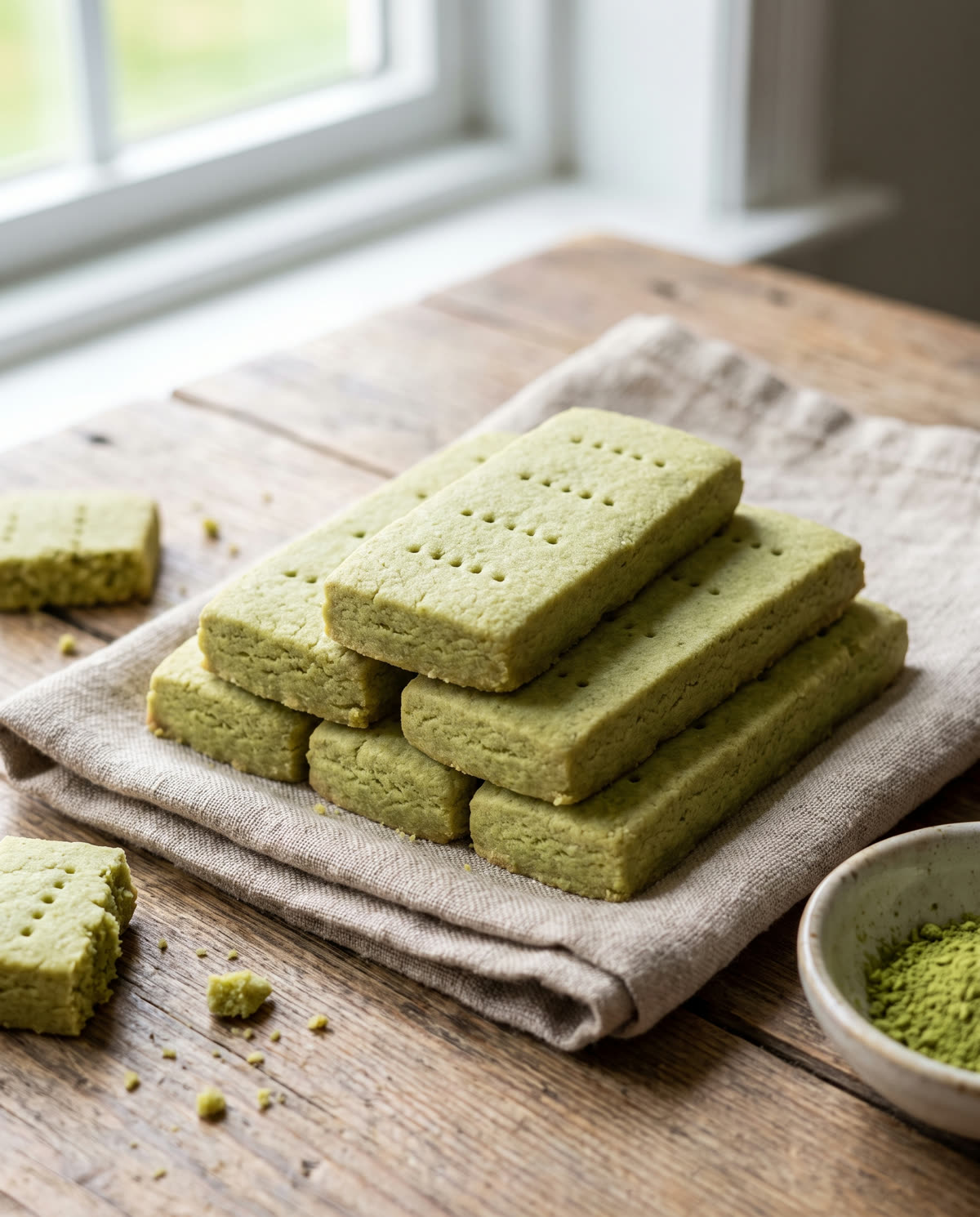 Matcha-Shortbread