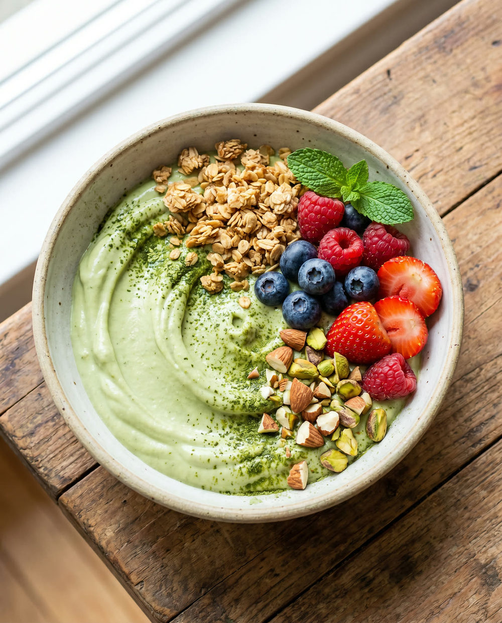 Matcha-Skyr-Protein-Bowl