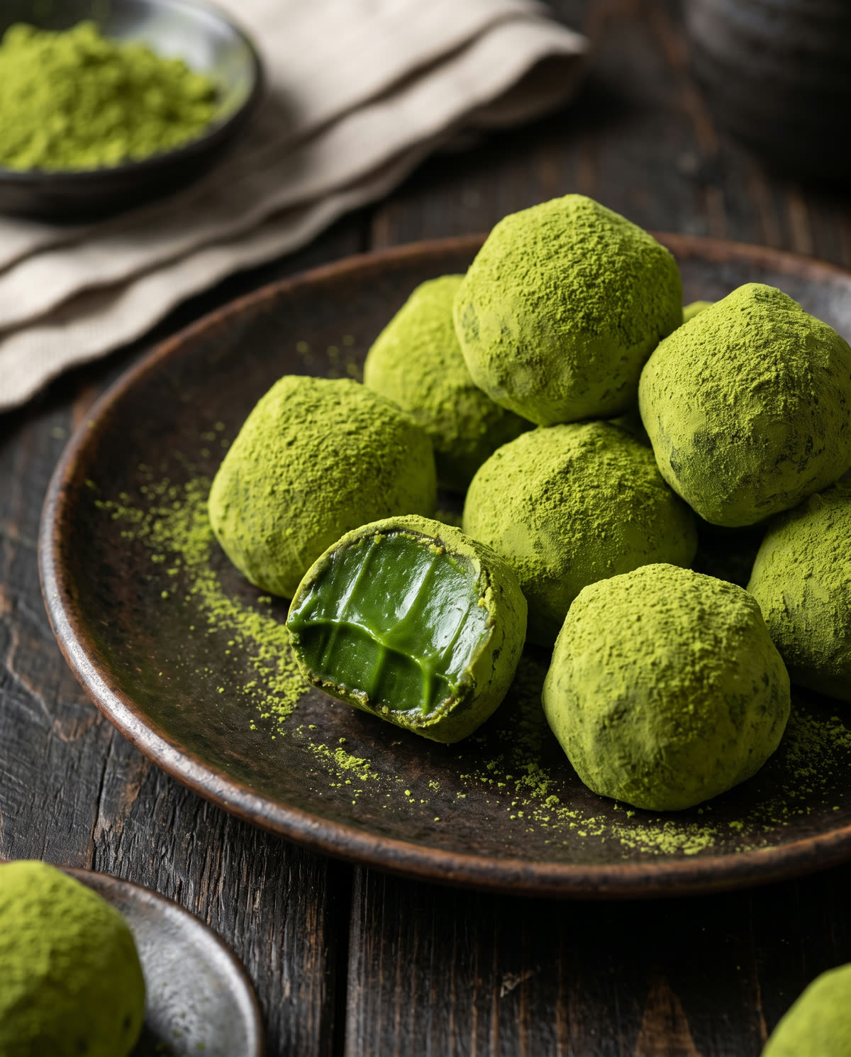 Matcha-Trüffel